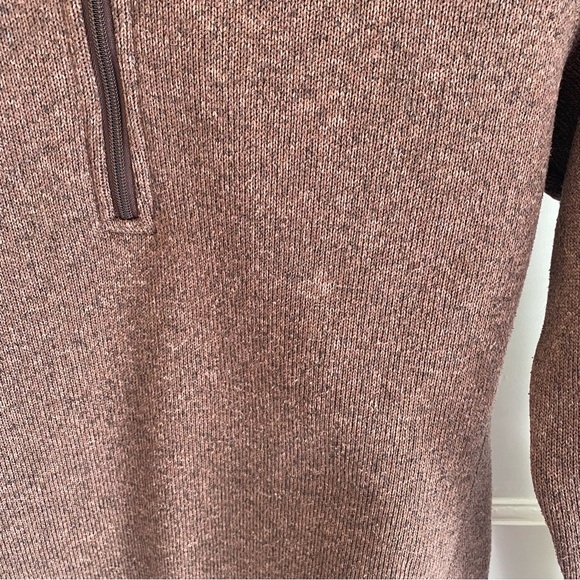 Women's Patagonia Better Sweater 1/4 zip Pullover in Dusky Brown, Size S - Picture 6 of 10